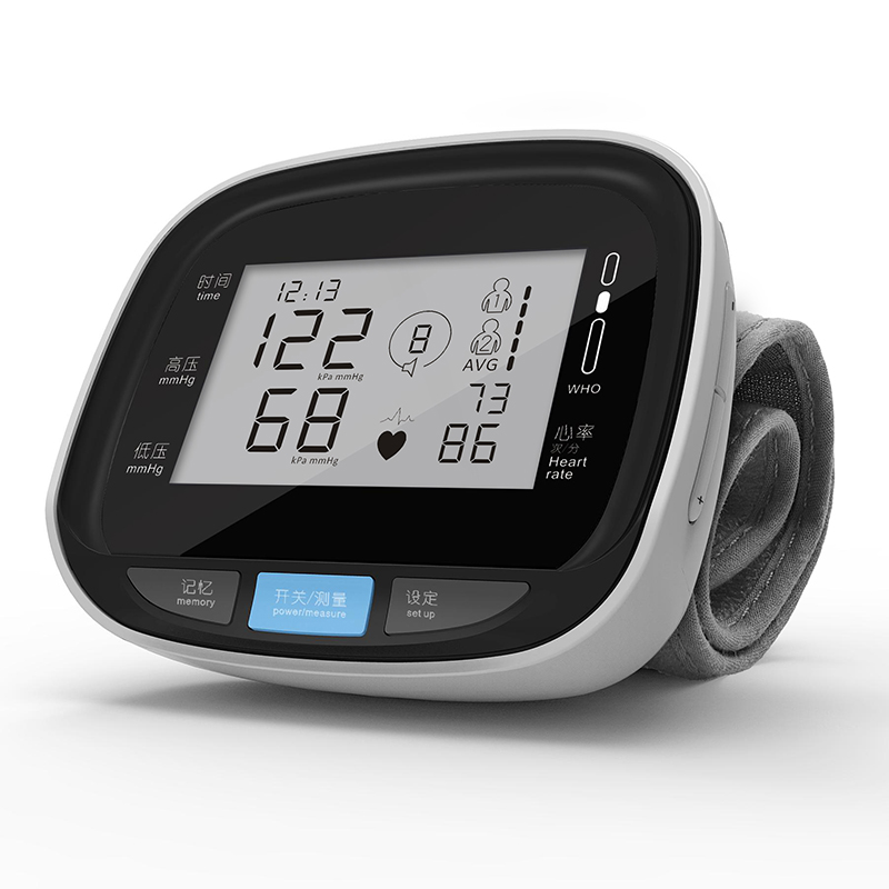 手腕智能心率监测器家庭和医院高品质手腕数字自由血压监测仪